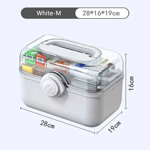 Large Capacity Medicine Organiser Box – Modern Eco-Friendly First Aid Storage