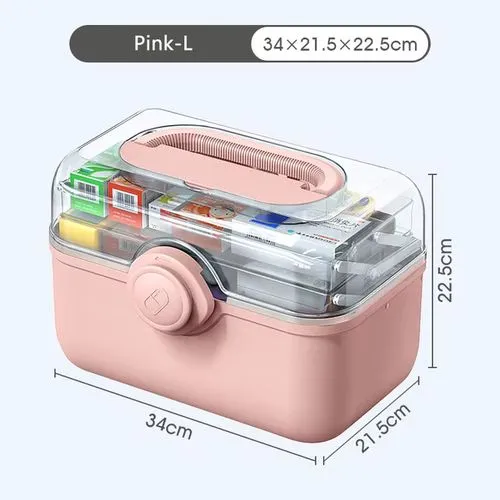 Large Capacity Medicine Organiser Box – Modern Eco-Friendly First Aid Storage