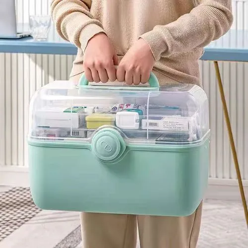 Large Capacity Medicine Organiser Box – Modern Eco-Friendly First Aid Storage