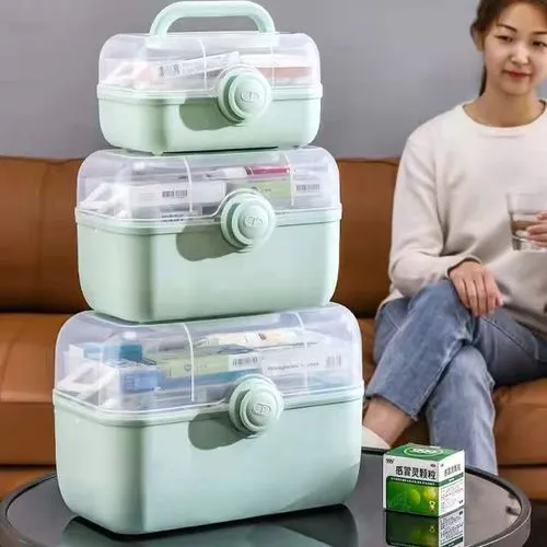 Large Capacity Medicine Organiser Box – Modern Eco-Friendly First Aid Storage