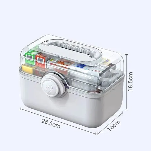 Large Capacity Medicine Organiser Box – Modern Eco-Friendly First Aid Storage