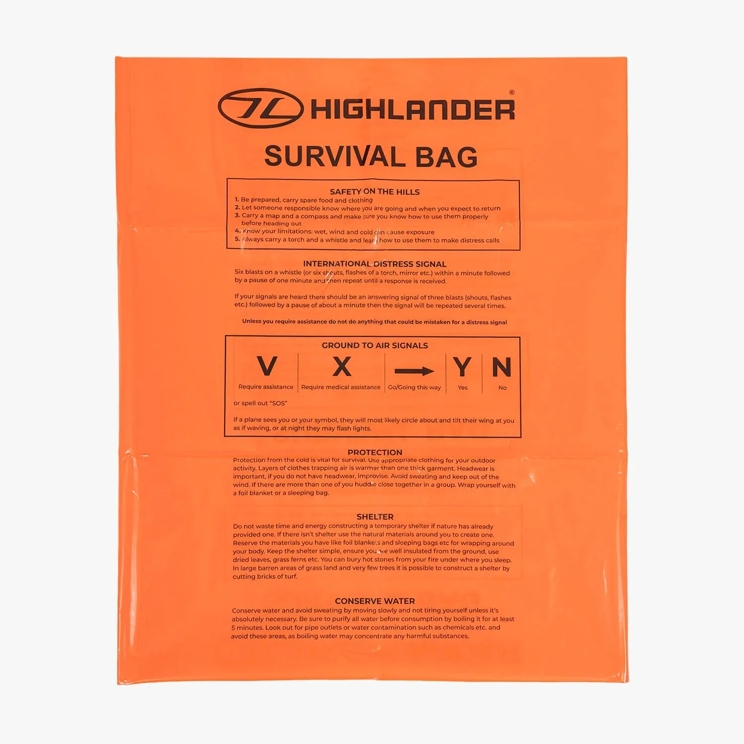 Large Emergency Survival Bag