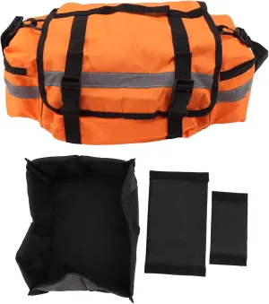 Large Empty First Aid Backpack - Trauma Bag for Medical Professionals, Emergency Response, Survival Kits, Paramedics, Ambulance, Home, Sports, Outdoor Activities (Orange)