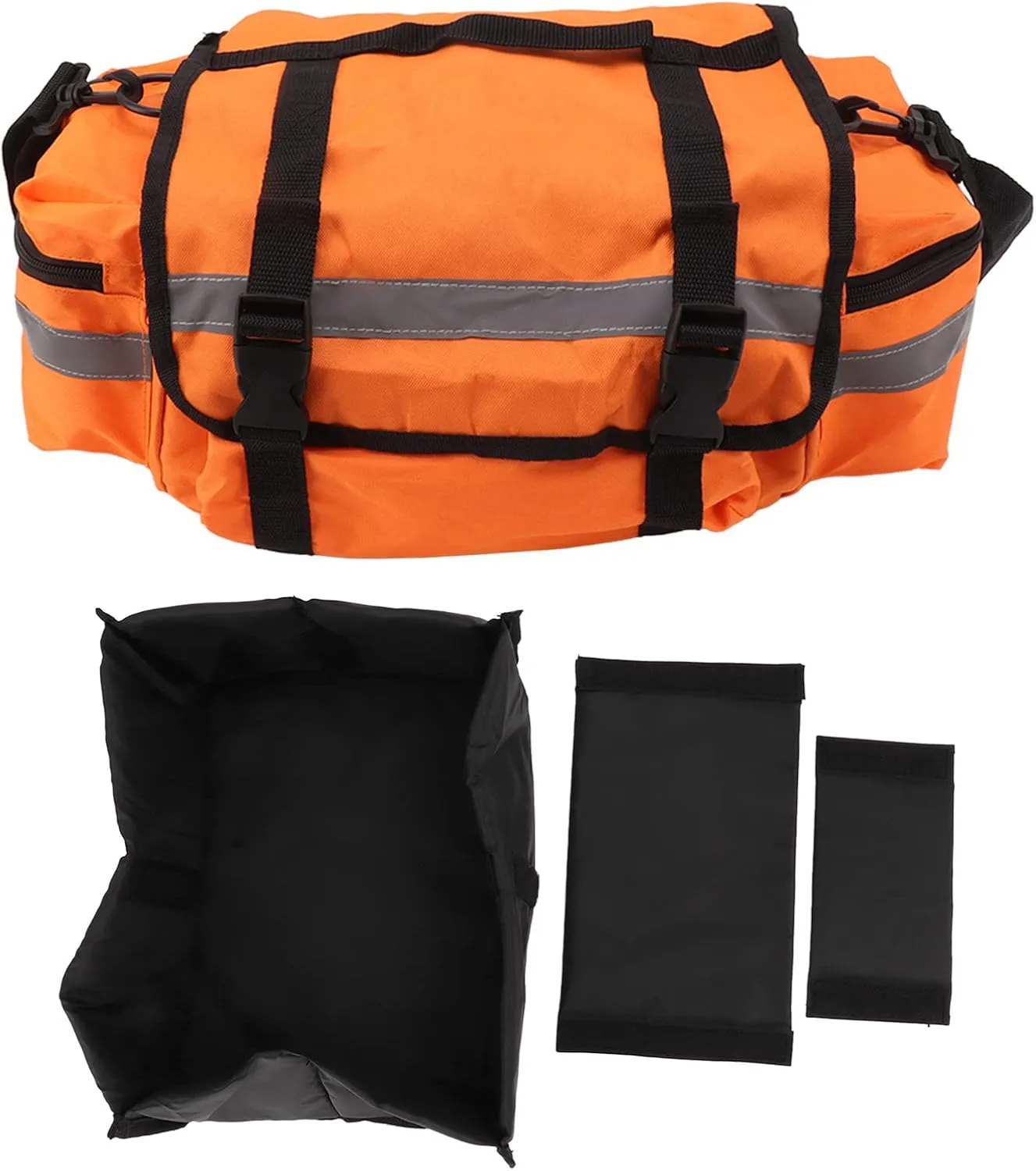 Large Empty First Aid Backpack - Trauma Bag for Medical Professionals, Emergency Response, Survival Kits, Paramedics, Ambulance, Home, Sports, Outdoor Activities (Orange)