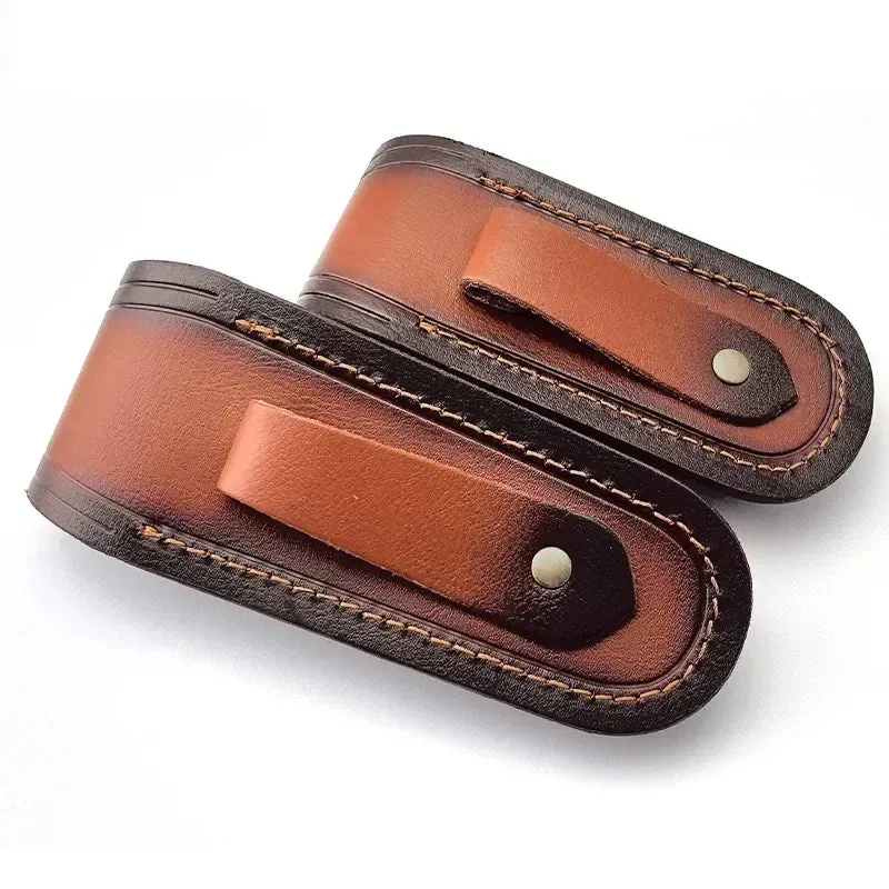 Leather Knife Sheath Case Horizontal Belt Knife Sheath