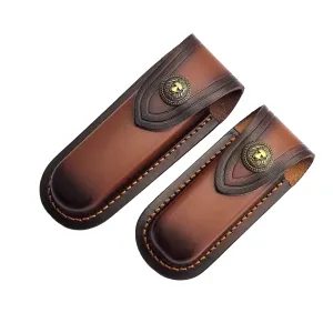 Leather Knife Sheath Case Horizontal Belt Knife Sheath