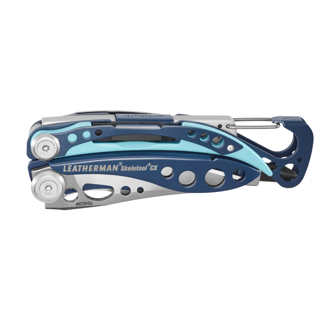 Leatherman 7 Tool Skeletool CX Lightweight Multi-Tool with Knife Blade Nightshade