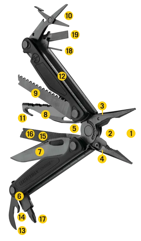 Leatherman Multi-Tool Charge  Black 19 Tools