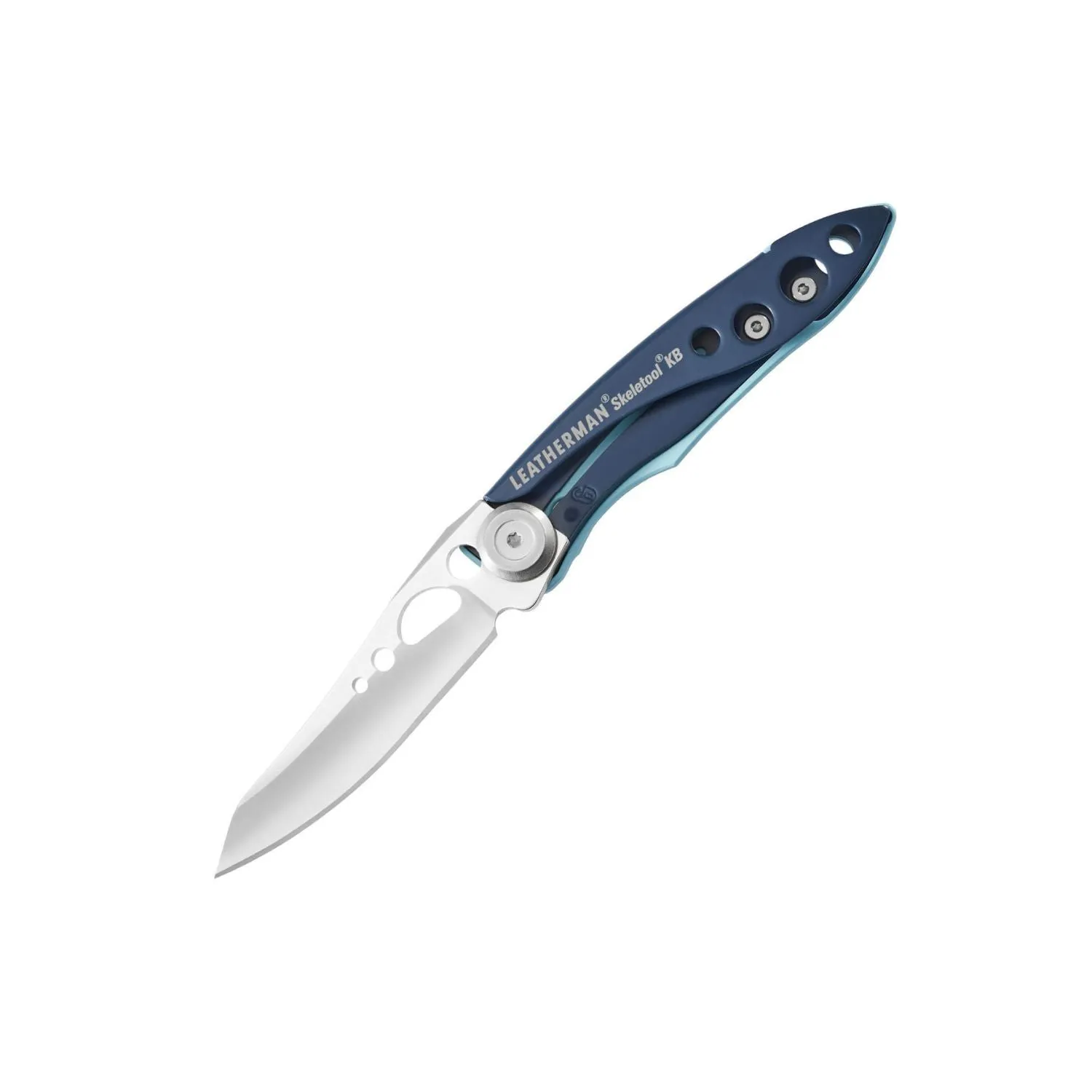Leatherman Skeletool KB Folding Pocket Knife w/Clip 420HC S/S Blade