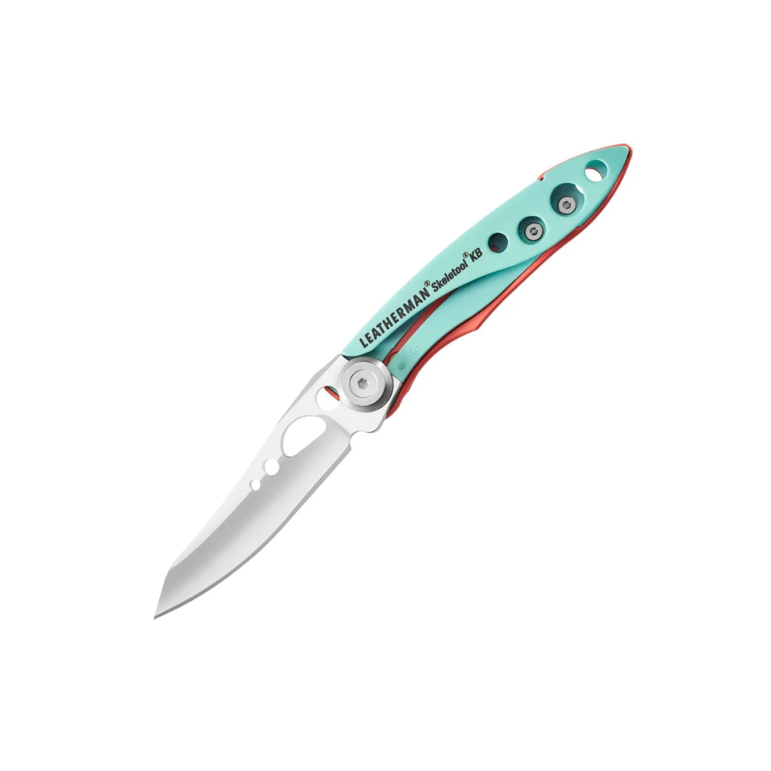 Leatherman Skeletool KB Folding Pocket Knife w/Clip 420HC S/S Blade