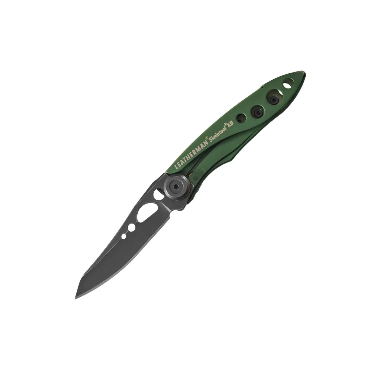Leatherman Skeletool KB Folding Pocket Knife w/Clip 420HC S/S Blade