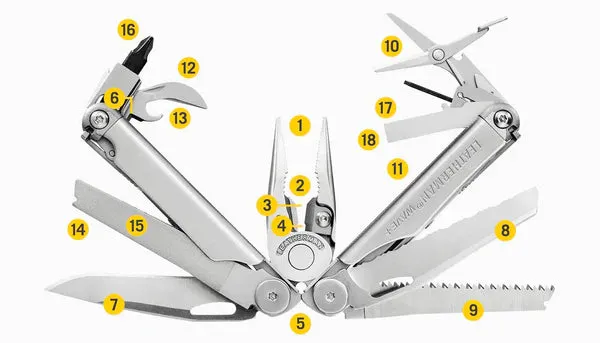 Leatherman Wave Plus Black Oxide Multi-tool