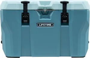 Lifetime 55 Quart Hard Cooler, High Performance Ice Chest with Drain, Made in USA