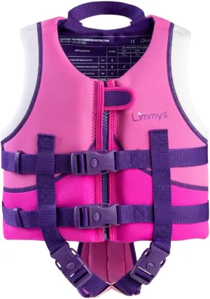 Limmys Premium Kids Swim Vest – Toddler Swim Jacket and Buoyancy Swimming Aid – Modern Design Swimming Vest for Boys and Girls – Innovative Safety-First Features