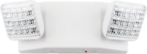 LIT-PaTH LED Emergency Lighting Fixtures with 2 LED Heads and Back Up Batteries- US Standard Exit Light, UL 924 and CEC Qualified, 120/277 Voltage, 1-Pack