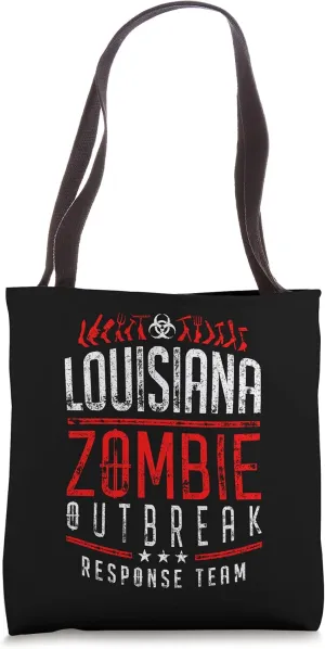 Louisiana Zombie Outbreak Response Team Halloween Tote Bag