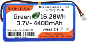 (Low-Drain) Special Order 3.7v 4400mAh Lithium-ion Battery, 880mAh Continuous Current, 2200mAh Instantaneous Current