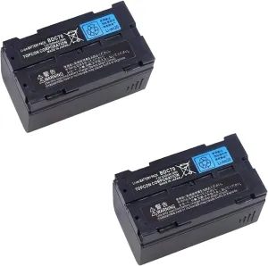 ●<2 - Pack> BDC70 7.2V 5240mAh Battery for Top-con Sokkia Total Stations/GPS, 5240mAh,Rechargeable