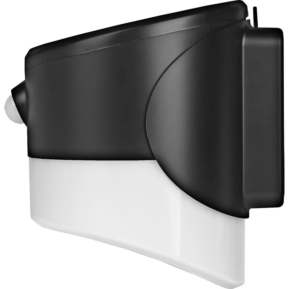Luceco LEXSL20B40 Solar Guardian Wall Lantern with PIR Sensor Black IP44 200lm 2W 4000K Standard