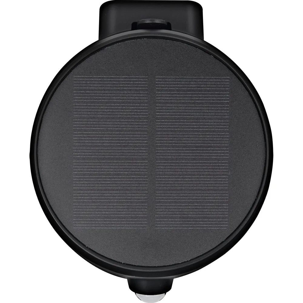 Luceco LEXSL20B40 Solar Guardian Wall Lantern with PIR Sensor Black IP44 200lm 2W 4000K Standard