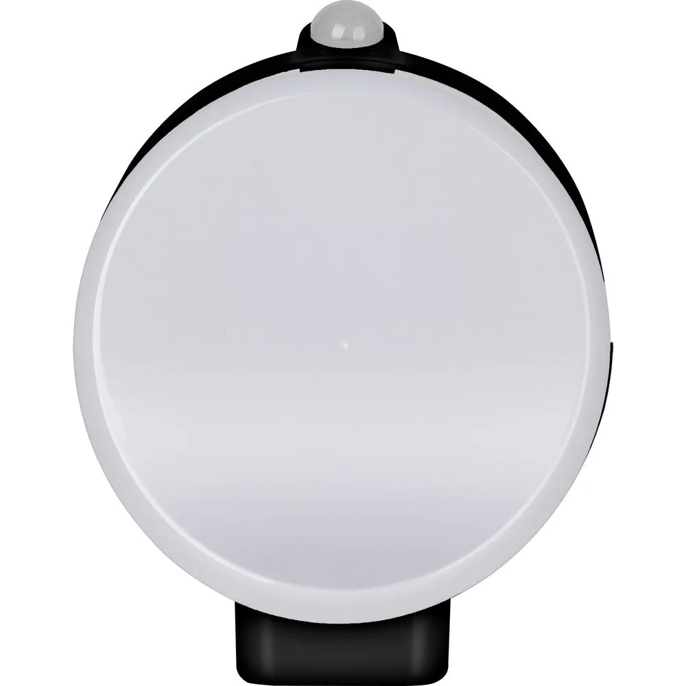 Luceco LEXSL20B40 Solar Guardian Wall Lantern with PIR Sensor Black IP44 200lm 2W 4000K Standard