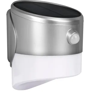 Luceco LEXSL20G40 Solar Guardian Wall Lantern with PIR Sensor Grey IP44 200lm 2W 4000K Standard