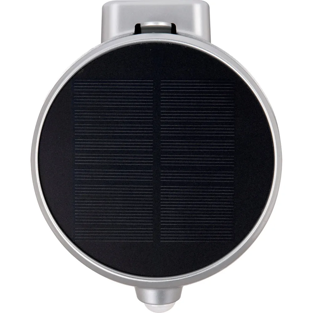 Luceco LEXSL20G40 Solar Guardian Wall Lantern with PIR Sensor Grey IP44 200lm 2W 4000K Standard