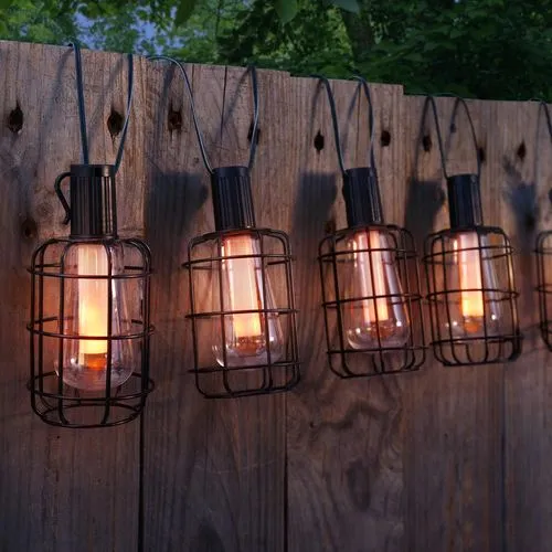 Lytworx Flickering Flame Metal Lanterns - 10 Pack