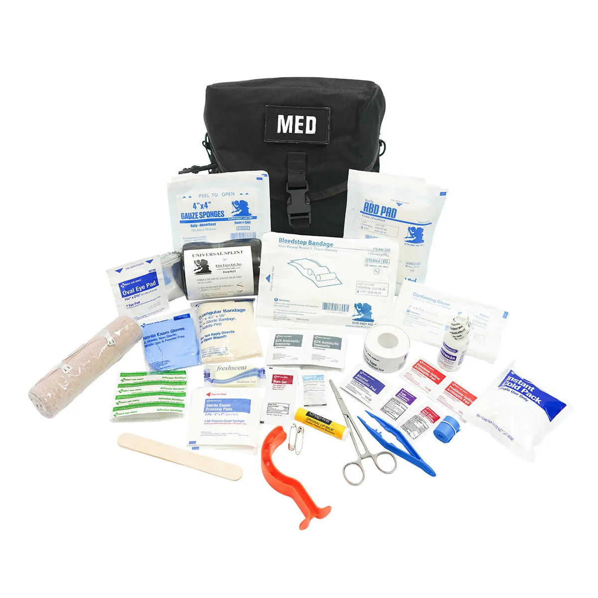 M-3 Medic First Aid Tri-Fold Bag - Black