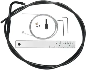 Magnum BYO Build Your Own Throttle/Idle Cable Kit Black Vinyl 493529
