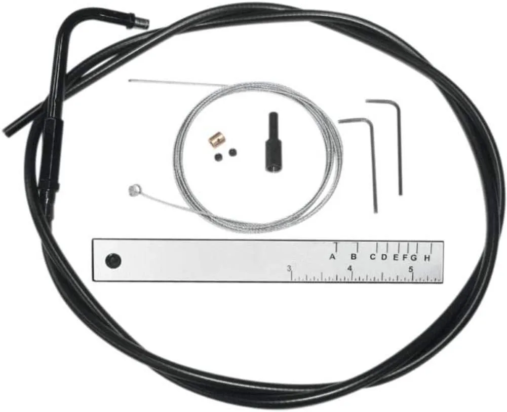 Magnum BYO Build Your Own Throttle/Idle Cable Kit Black Vinyl 493529