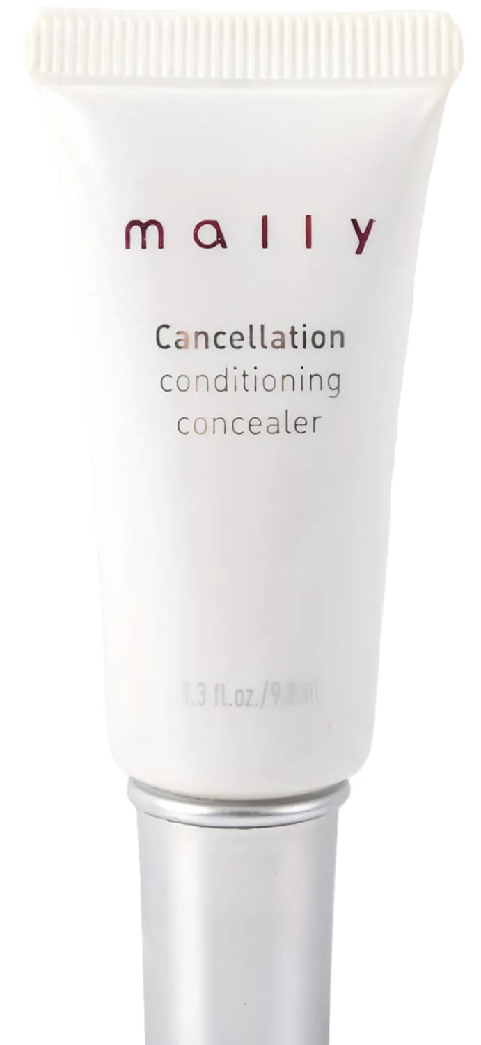 Mally Face Moisturizing Cancellation Conditioning Concealer Beauty Kit Makeup Travel Size 0.3 Ounce Concealers for Dark Circles Under Eye Full Coverage SPF Protection (Tan, 5 Pack)