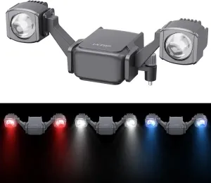 Mavic 3 Enterprise Spotlight Drone Strobe Light for DJI Mavic 3E/Mavic 3T Accessories, 3000 Lumen Anti-Collision Lights 40W LED Searchlight Night Flight Lighting Lamp for Search/Rescue/Patrol