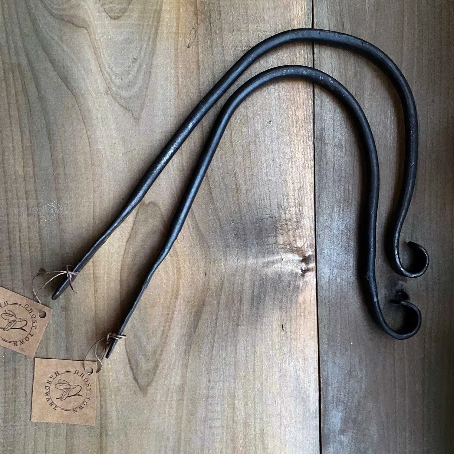 Medium Hand Forged Plant Hanger Lantern Hook