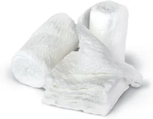 Medline Bulkee II Non-Sterile Cotton Gauze Bandage, 4.5" x 4.1 yds., Ideal for Wound Care, Pack of 100