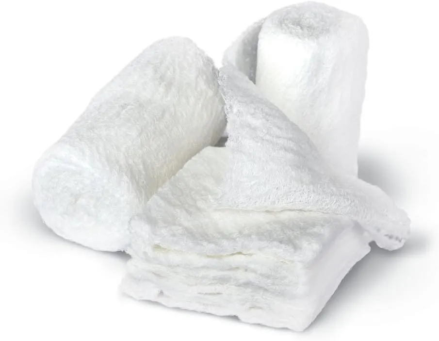 Medline Bulkee II Non-Sterile Cotton Gauze Bandage, 4.5" x 4.1 yds., Ideal for Wound Care, Pack of 100