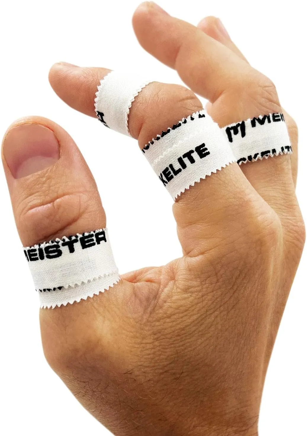 Meister StickElite Professional Porous Athletic Tape for Fingers & Toes - 15yd x 1/2" - White - 4 Rolls