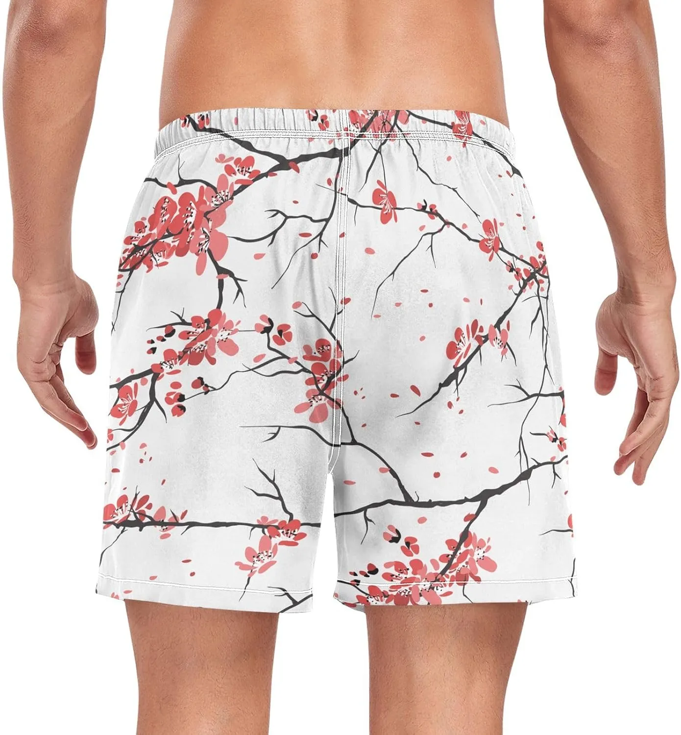 Men's Athletic Shorts Ice Cream Doughnuts Cupcakes Mens Gym Running Shorts for Men Boys Quick Dry S