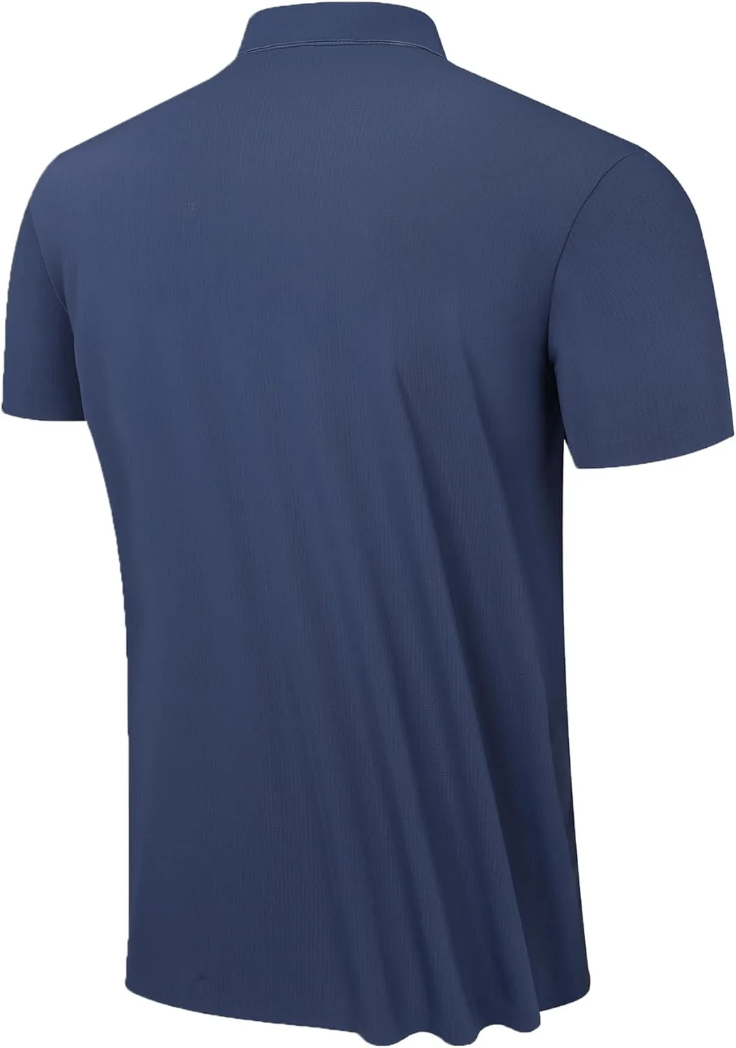 Mens Performance Polo Shirts Seamless Tech Golf Pickleball Shirts for Men Quick Dry Moisture Wicking