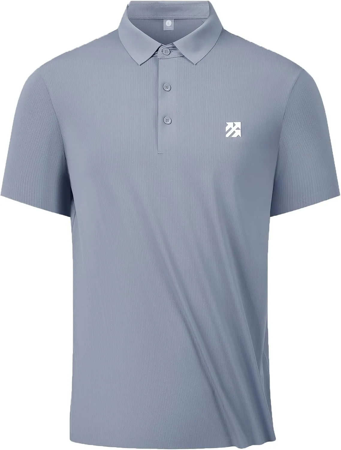 Mens Performance Polo Shirts Seamless Tech Golf Pickleball Shirts for Men Quick Dry Moisture Wicking
