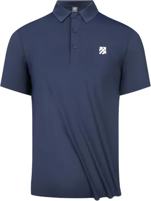 Mens Performance Polo Shirts Seamless Tech Golf Pickleball Shirts for Men Quick Dry Moisture Wicking