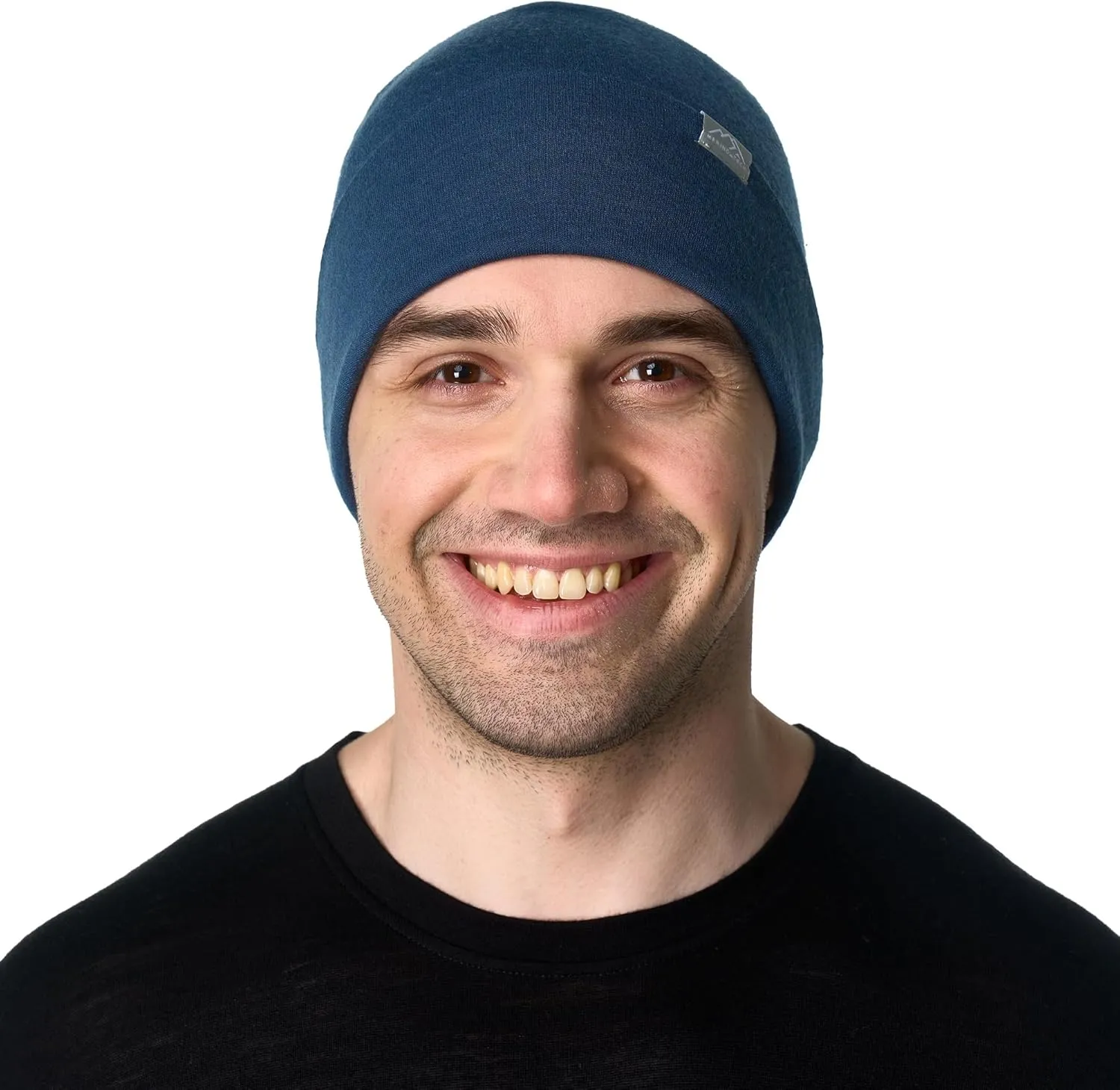 Merino Wool Beanie Men and Women – Cuff Merino Wool Hats for Men and Women - Unisex Adult Beanie Hat and Socks
