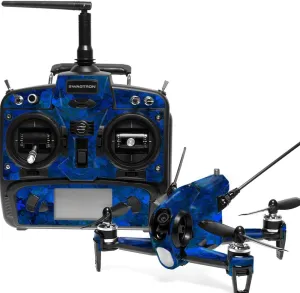 MightySkins Skin Compatible with Swagtron SwagDrone 150-UP - Blue Ice | Protective, Durable, and Unique Vinyl Decal wrap Cover | Easy to Apply, Remove, and Change Styles | Made in The USA