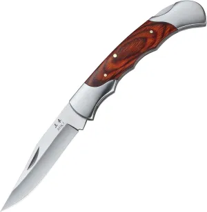 Miki Classic Gentleman Edition Camping Pocket Folding Knife, Drop Point 420 Stainless Steel Blade, BackLock, Handy Outdoor Everyday Carry