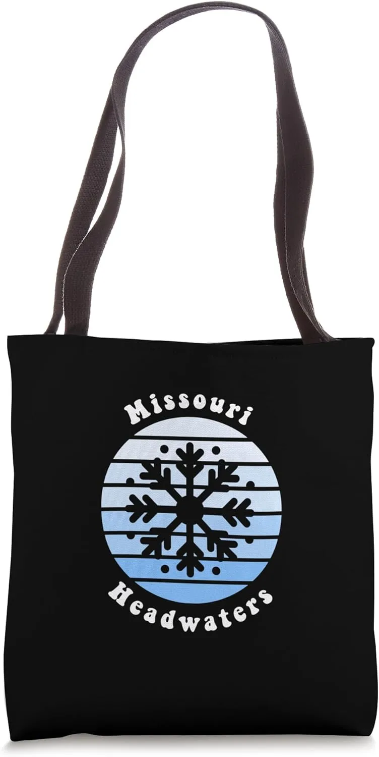 Missouri Headwaters State Park Montana Snow Souvenir Tote Bag
