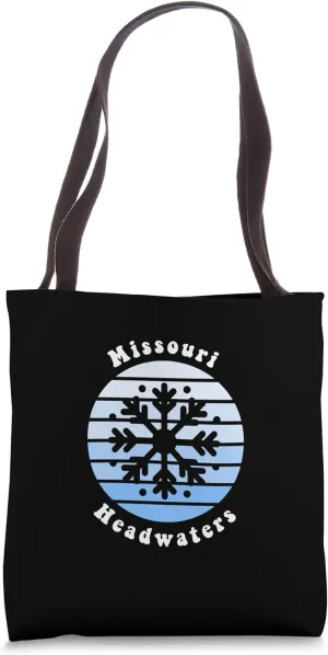 Missouri Headwaters State Park Montana Snow Souvenir Tote Bag