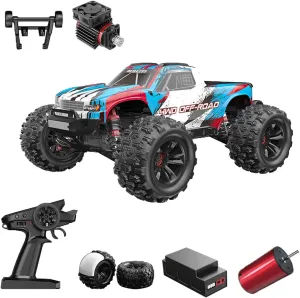 Mjx Hyper Go Rc Truck 4x4 Rc Brushless Rc Truck 16208 Electric Racing Buggy Brushless Motor and Esc,Terreneitor 4x4 Carros,1/16 4wd High Speed Rc Cars Drift for Adults Off Road Rc