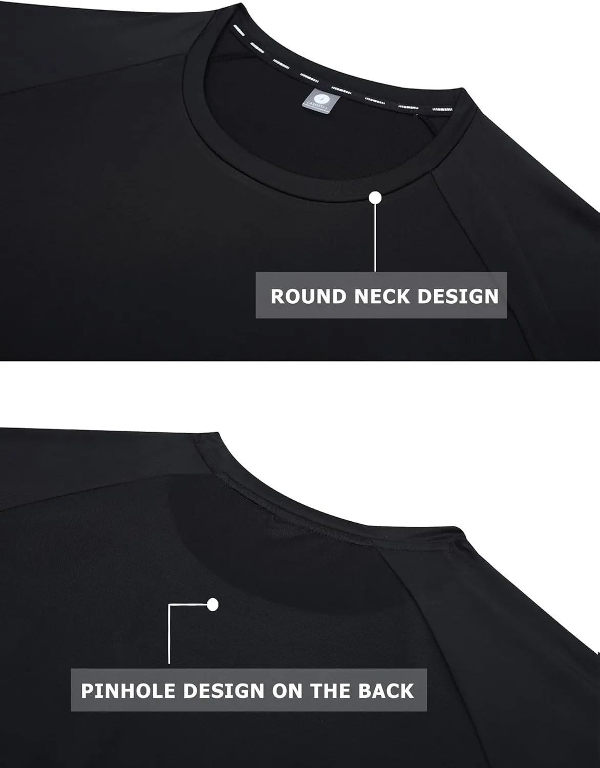 Moisture Wicking Quick Dry Soft Pickleball Workout Hiking Camping Running Shirts for Men Outdoor Sports