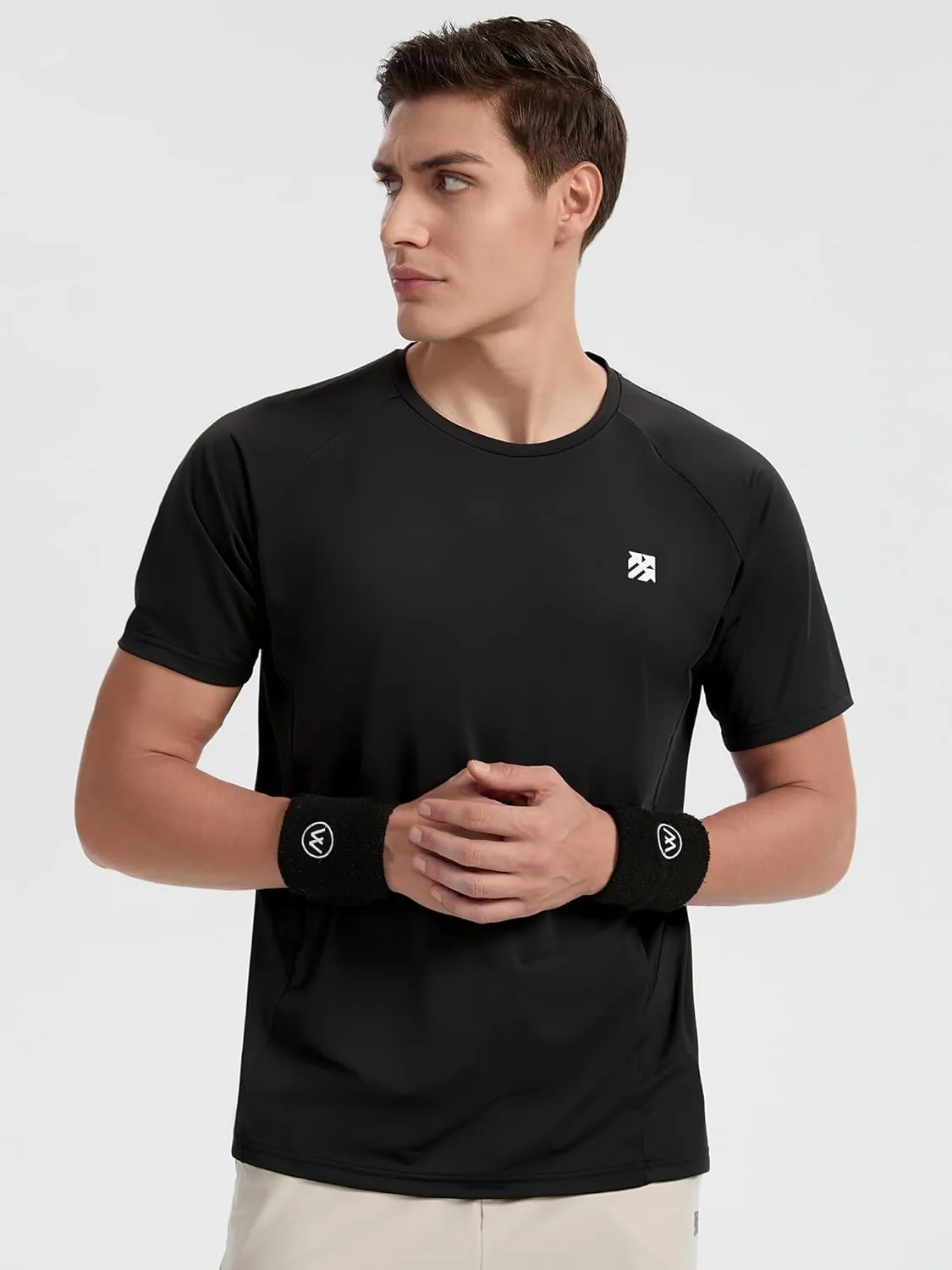 Moisture Wicking Quick Dry Soft Pickleball Workout Hiking Camping Running Shirts for Men Outdoor Sports