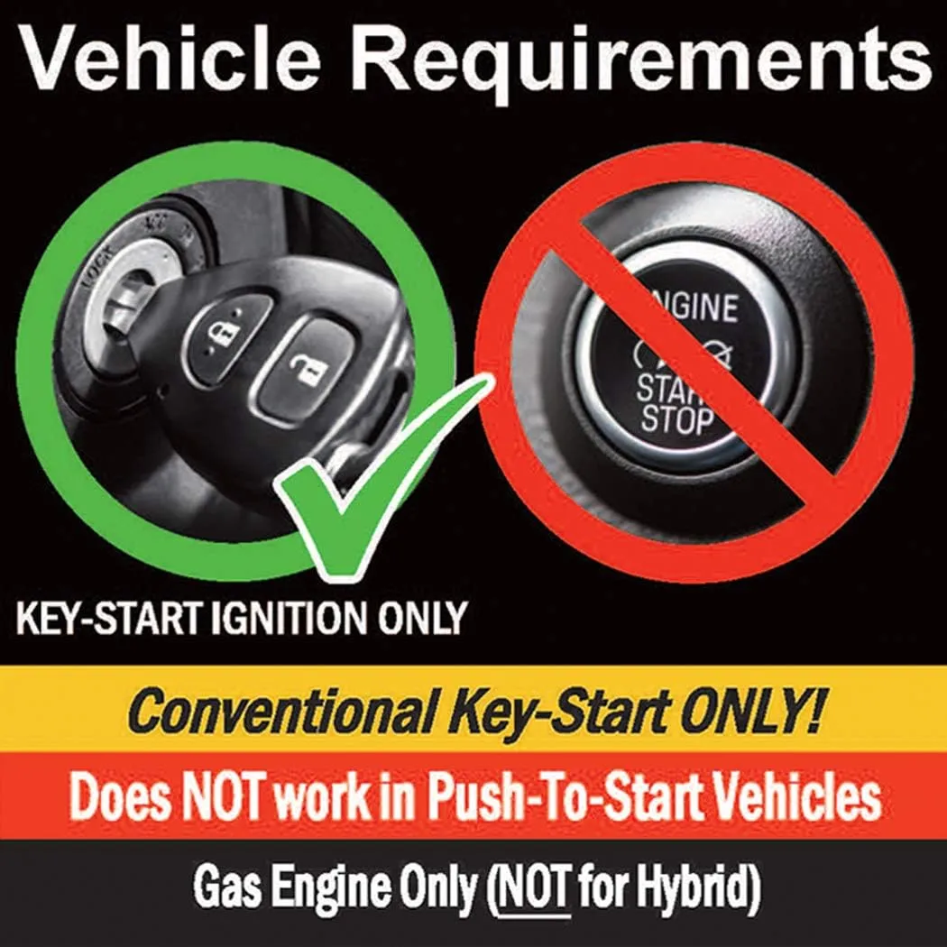 MPC 4-Button Remote Starter Compatible with 2011-2016 Ford F-350 Super Duty - T-Harness - Includes (2) 4-Button Extended Range Remotes - Up to 3,000 ft - Firmware Preloaded - USA Tech Support